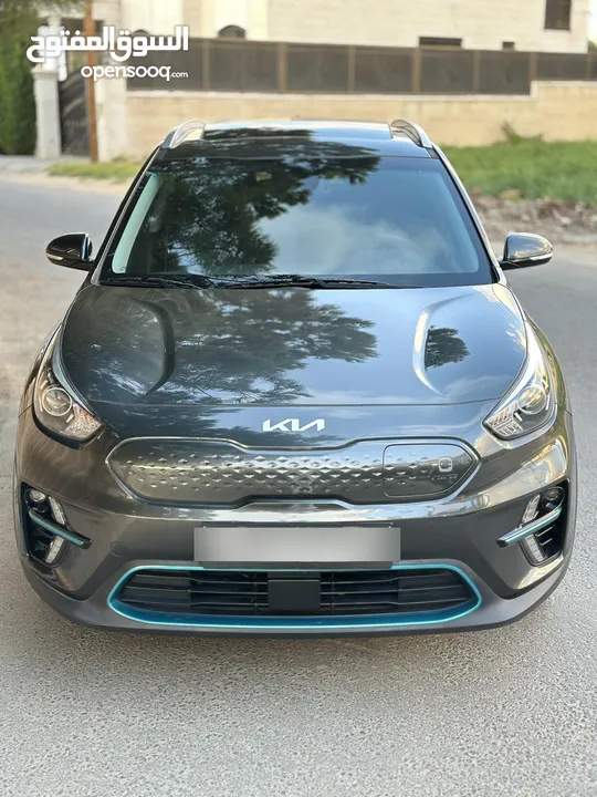 كيا نيرو Kia Niro EV كهربائية بالكامل 2022 فل اعلى صنف مع فتحة فحص عداد قليل 27 الف كاش او اقساط