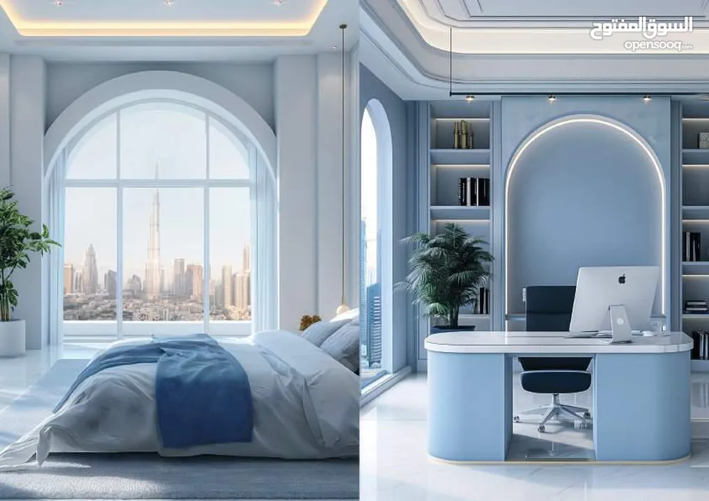 منزل الأحلام بانتظارك : شقة فاخرة في قلب Business Bay وبالقرب من برج خليفة ودبي مول بمقدم 20% فقط