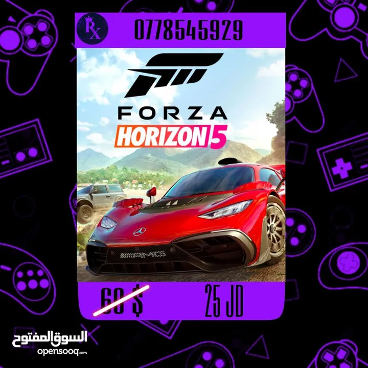 تنزيل FC 25 (ARABIC/ENGLISH) / FORZA HORIZON 5 على PS4+PS5