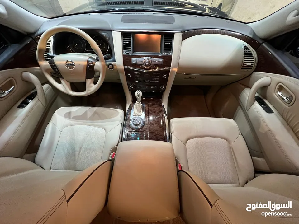 نيسان باترول V8 2013 بلاتينيوم عداد قليل 55 الف فحص كامل فل كامل اعلى تصنيف وارد شركه