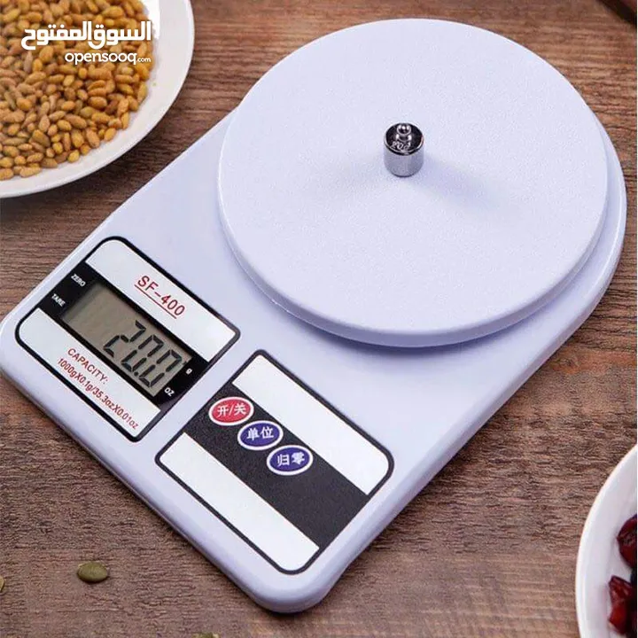 ميزان الكتروني أنيق ودقيق لقياس الوزن  من 1 غرام الى 10 كيلو