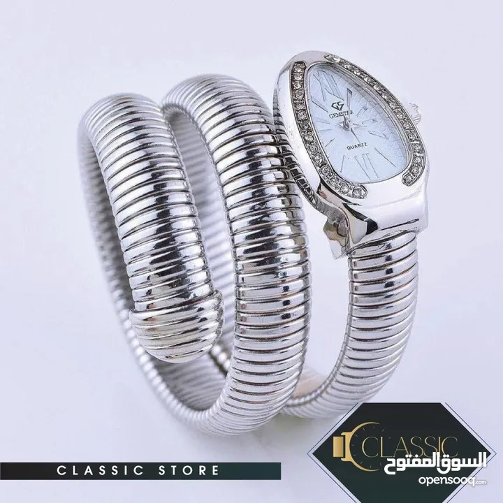 ساعة الحية عرض جديد فاخر