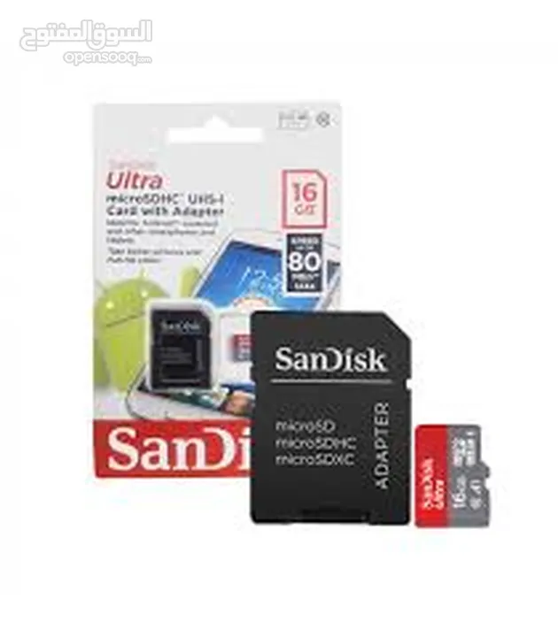 ULTRA Micro S DHC UHs-1 card with adapter 16gb ميموري كارد  اس دي كاردي 16 جيجا لتحزين معومات جوالك 