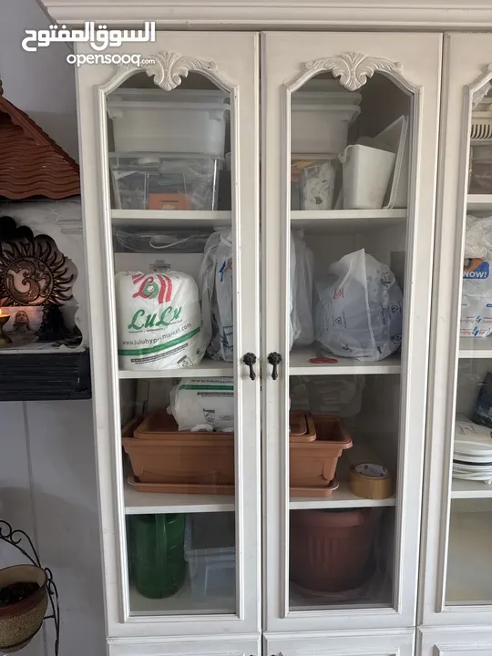 Elegant Wooden Display & Storage Cabinet - For Sale BHD 100 only