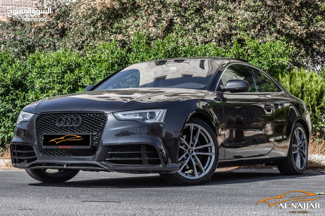 Audi A5 Coupe 2013 Quattro   السيارة وارد الشركة و قطعت مسافة 121,000 كيلو متر