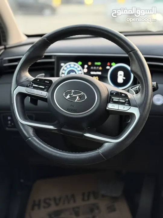 هونداي توسان ترخيص 2022 محرك 1600 هايبرد plug in/يقطع على الشحنه 65 كيلو متر 271 حصان