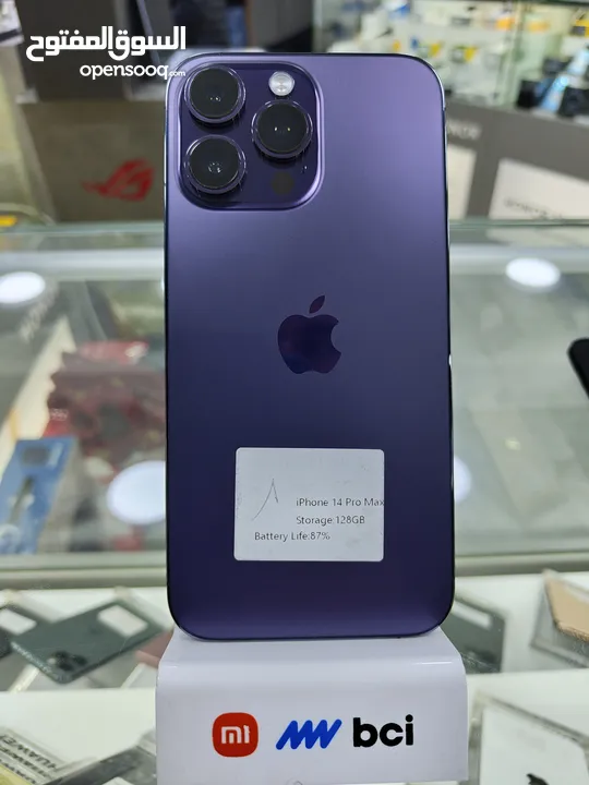 IPHONE 14 PRO MAX ( 128GB ) USED /// ايفون 14 برو ماكس ذاكرة 128 مستعمل وكالة