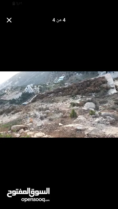 ارض جبلية مطلة للبيع عيصى _خلة حجة