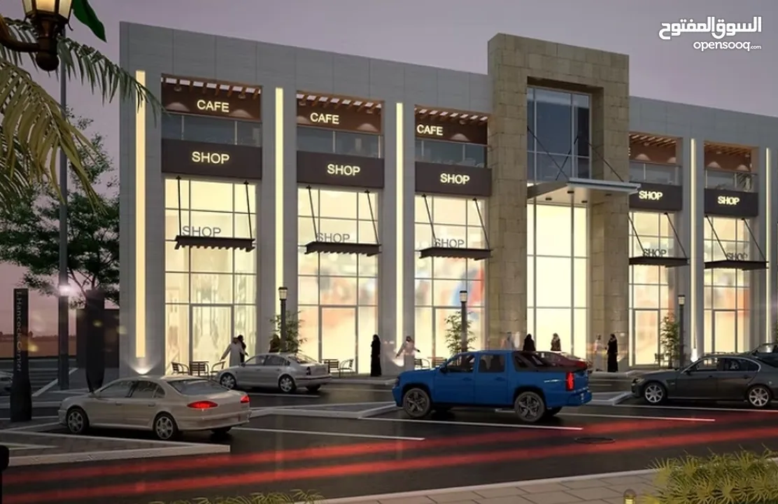 محلات مع سدة للايجار بسعر ممتاز