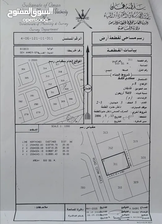 أرض سكنية في سيح الأحمر مربع 6