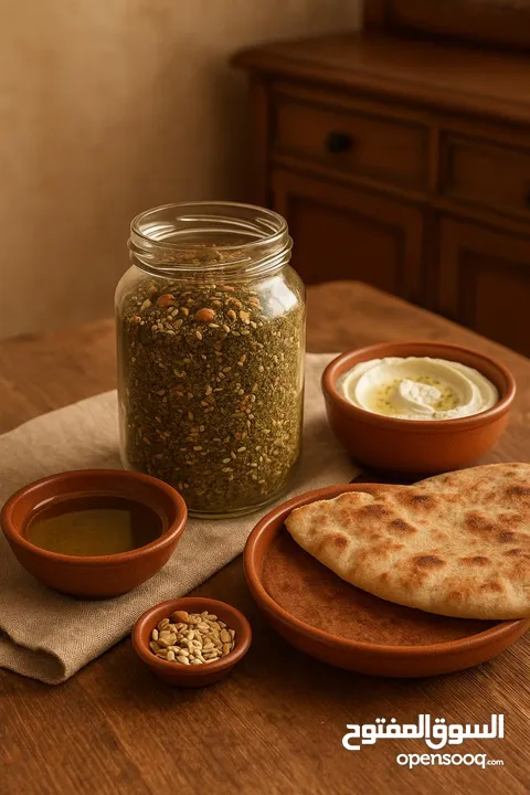 زعتر بيتي فاخر – طبيعي 100% غني بالمكسرات والشوفان