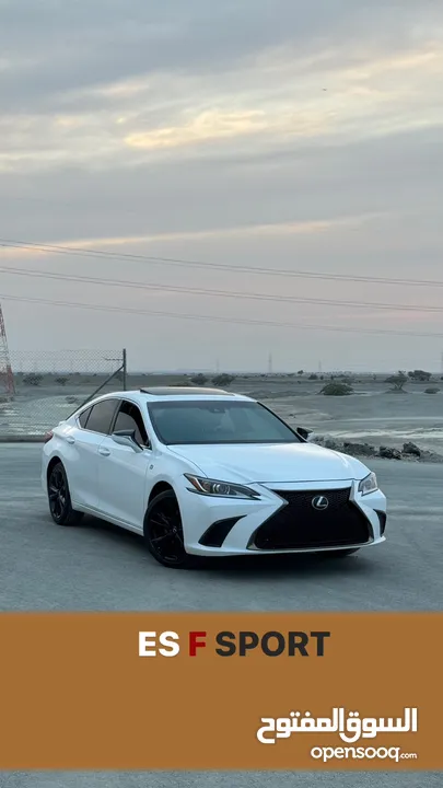 لكزس  ES 350 F SPORT 2022 بحالة فوق الممتازة