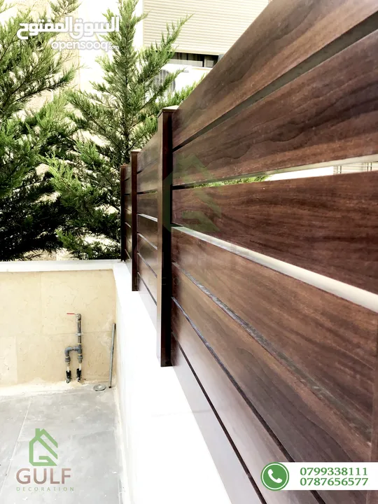 مظلات ابواب درابزين سيكوريت ماتورات حدائق تصميم بيرجولا غرف مغلقة المنيوم خشابي pergola خشب حديد