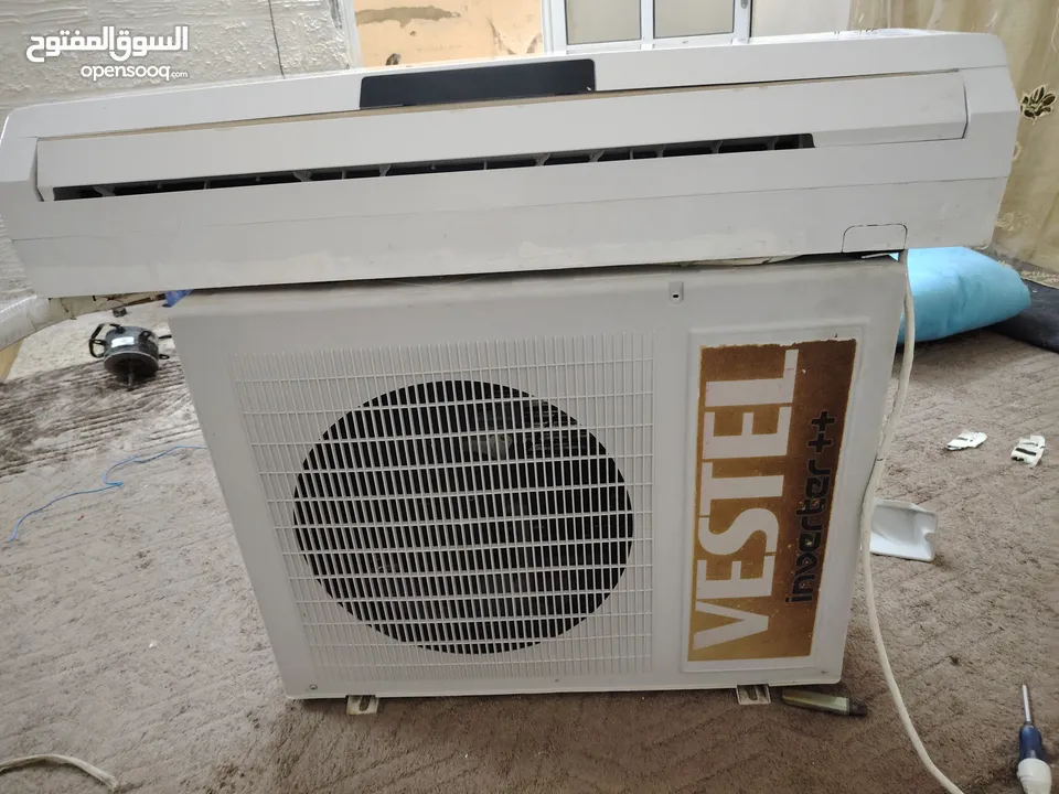 مكيف فيستل طون ونص انفيرتر
