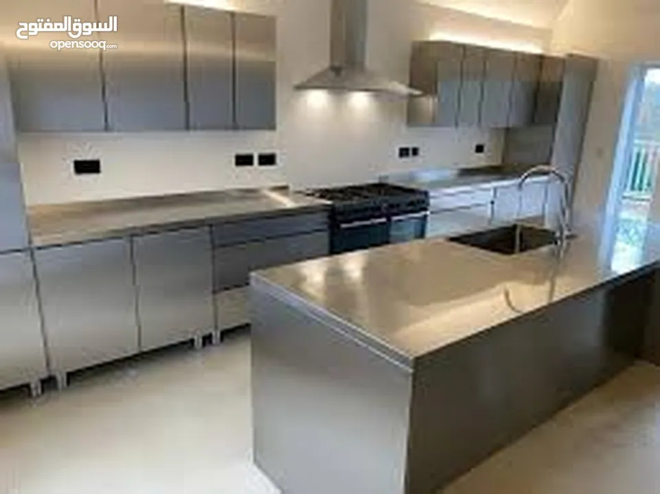 Stainless steel commercial kitchen equipment & exhaust Duct