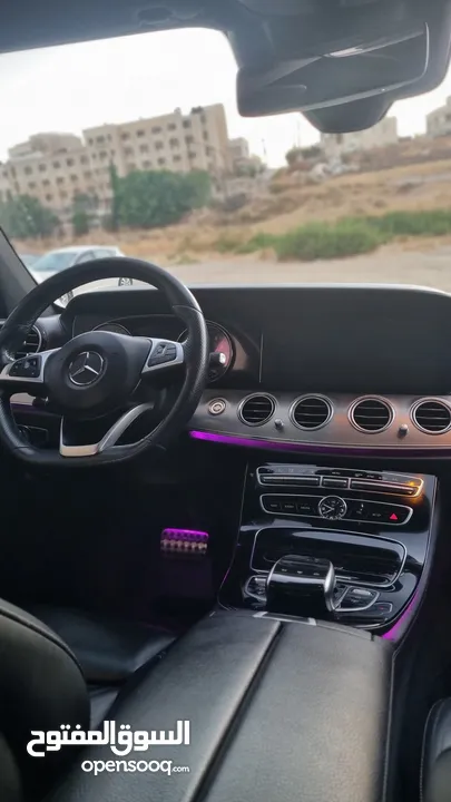 Mercedes Benz E200- 2017-  AMG Full Full ++ بحالة الوكالة من جميعة