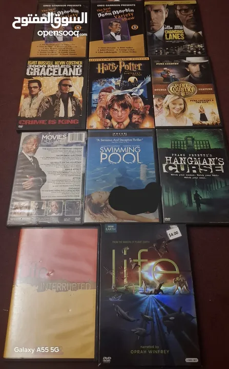 19 Original DvDs for COLLECTORS   (اوروبي/امريكي) اغلبهم جديد اصلي افلام