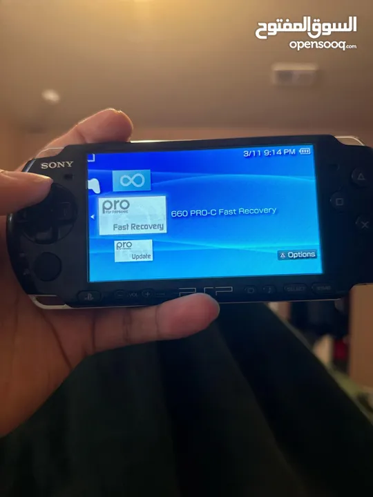 أجهزة سوني بلايستشن محمول معدل مع 50 لعبة MODDED PSP
