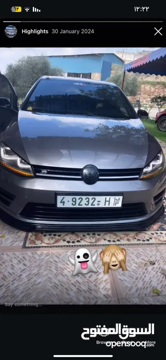 Golf R 4X4 ستيج 2 معدلي 2021  تحكم إستبرق درم معدل   اكبر شاشة مزقان تحكم لمس