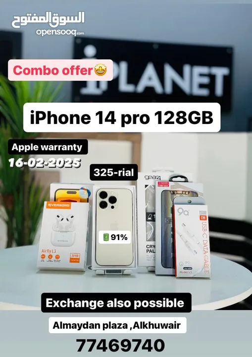 iPhone 14 Pro -128 GB - COMBO OFFER - Fiine condition phones