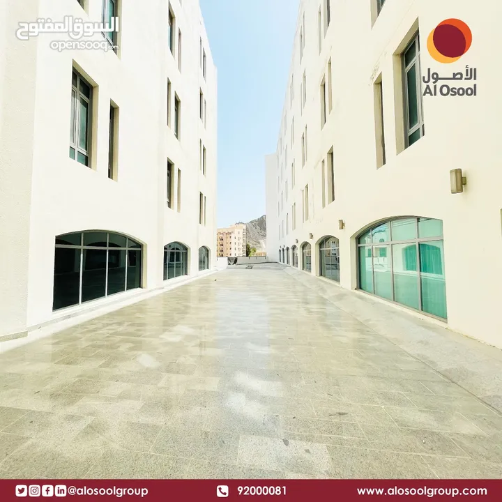 Specious shops available for rent at Muthana Square. located in the heart of Wadi Kabir