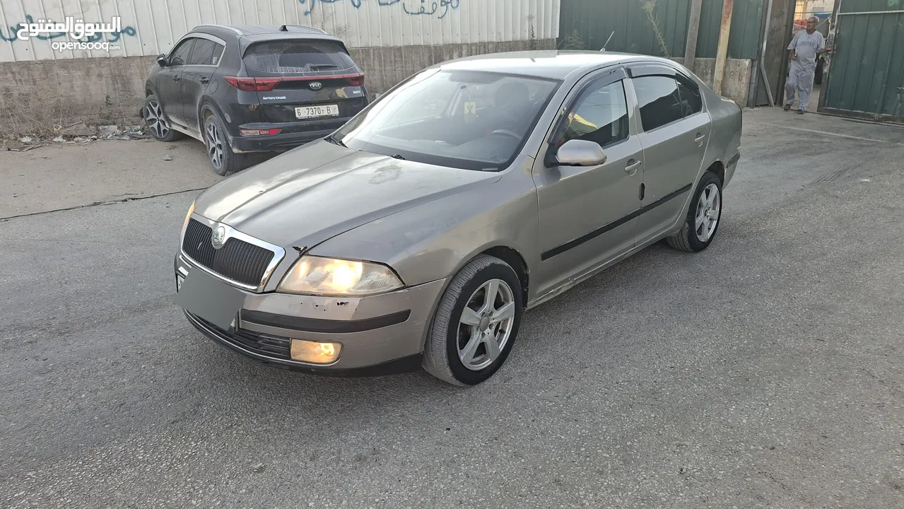 سكودا نيو موديل 2008ديزل _ماتور 1900تربوا_غيار عادي فحص نظيف وسعرحرق كاش وقت المعاينة قطارة سوللر