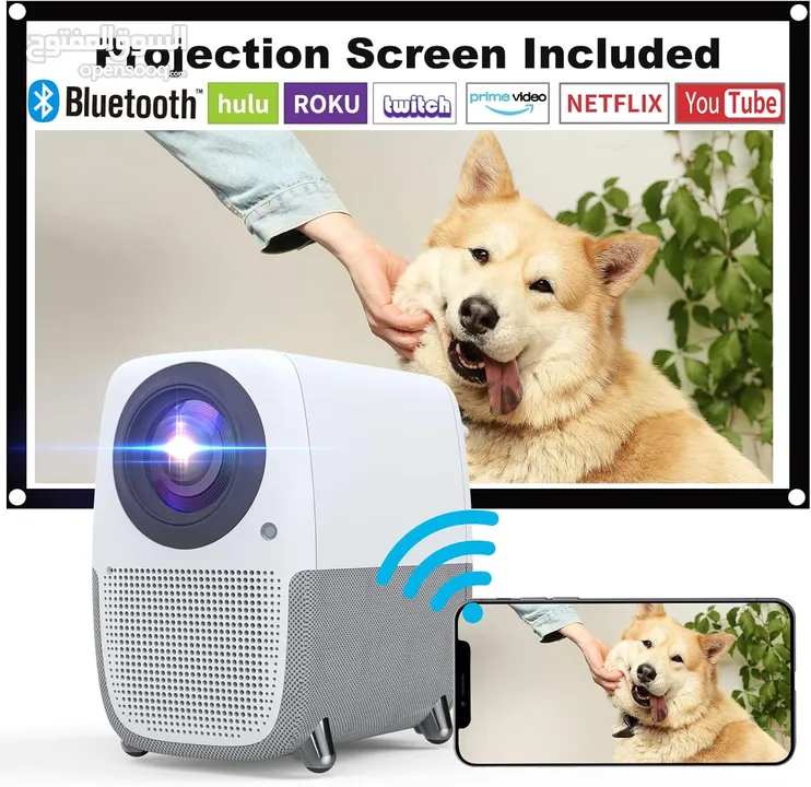 Projector  بروجكتر داتا شو DATA SHOW للمنازل والمكاتب والمدارس وقاعات المؤتمرات