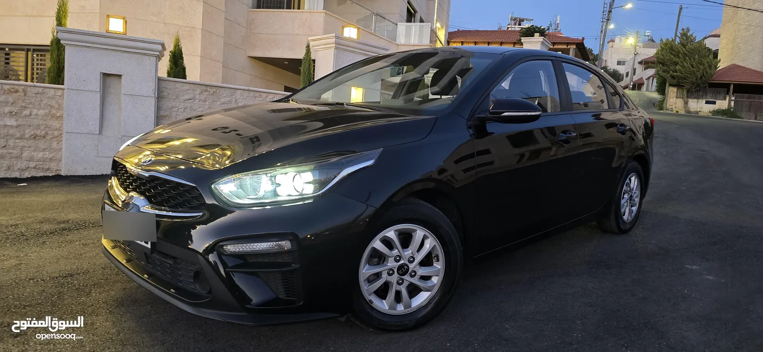 Kia K3 2019 لون اسود ميتلك مميز فل كامل فحص كامل ولا ملاحظة