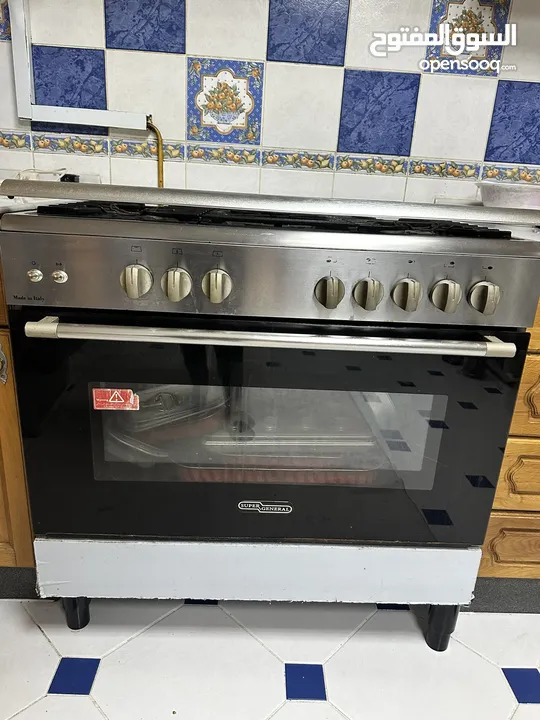 فرن بخمس عيون 5 burners stove with oven