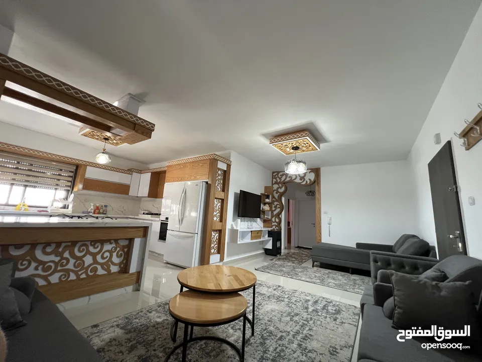 شقة مفروشة سوبر للإيجار في الطيرة - اول شارع الكرمل