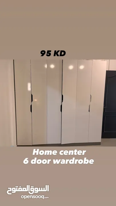 Home center 6 door wardrobe