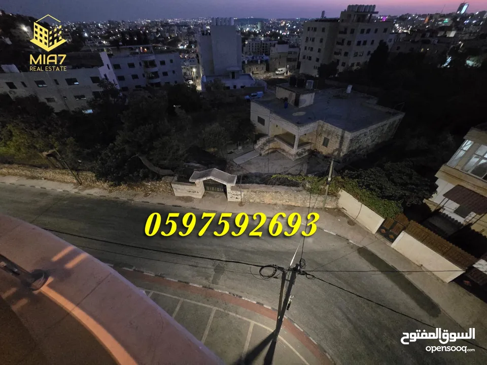 شقة طابقية جاهزة مفتاح للبيع البيرة قرب الهاشمية  مساحة كلية 200 م " 181 م صافي"
