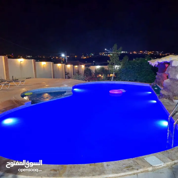 مزرعة وشالية ناي جرش  Naay Farm  مزرعة خمس نجوم مجهزة بالكامل # مواصفات المزرعة.   * مساحة 4 دونم