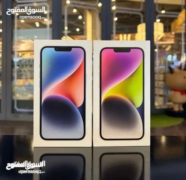 ايفون 14 بلس جديد كفالة الشرق الأوسط بسعر مميز