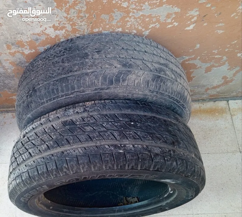 كوشوك عدد 2 دانلب قياس 235/55R18 كثر من نص عمر