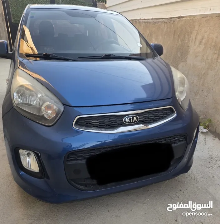 للبيع في مدينة أريحا: كيا مورنينغ اوتوماتيك 2015 – فل أوبشن  لون أزرق ملكي