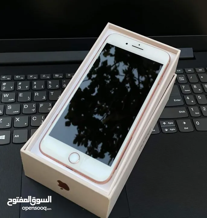 على الفحص ايفون 8 بلس جيجا 64 و 256 بطارية مشكل هدية كفر ولزقة وشاحن الاصلي متوفر خدمة التوصيل
