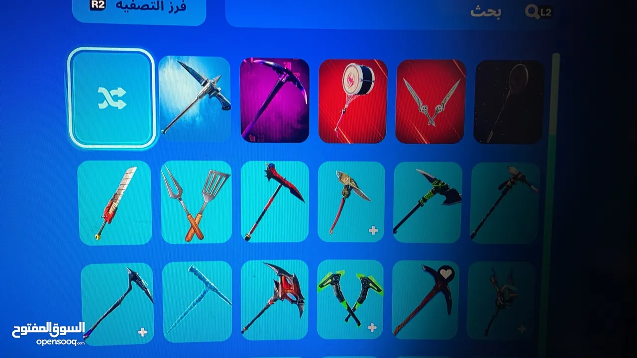 حساب فورت نايت سيزون ون على السوم