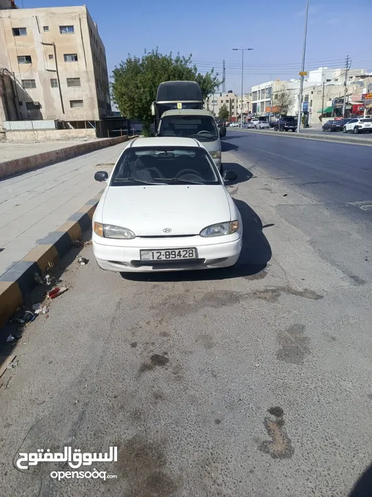 هيونداي اكسنت 1996 لون ابيض