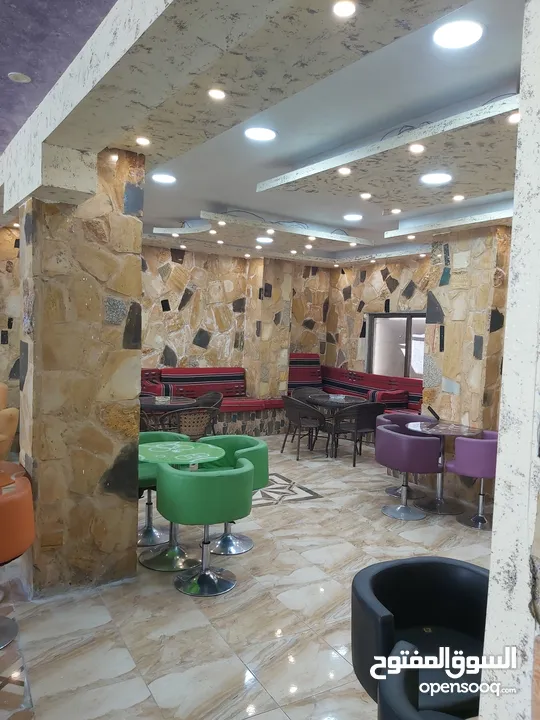 فررررررصه استثماريه لاتعوض مقهى وكوفي شوب في محافظة البلقاء مدينة السلط مساحة 500م