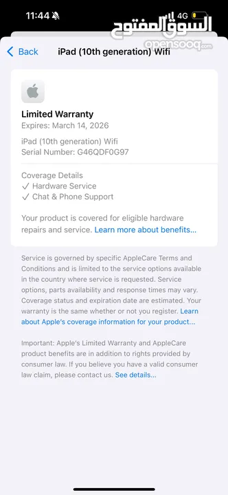iPad 10 64 gigabytes
