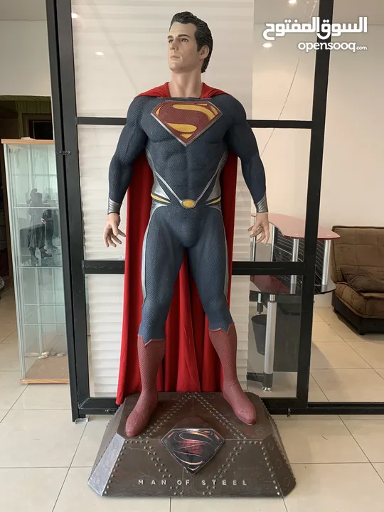 Superman life size statue 1:1 مجسم سوبرمان بالحجم الطبيعي