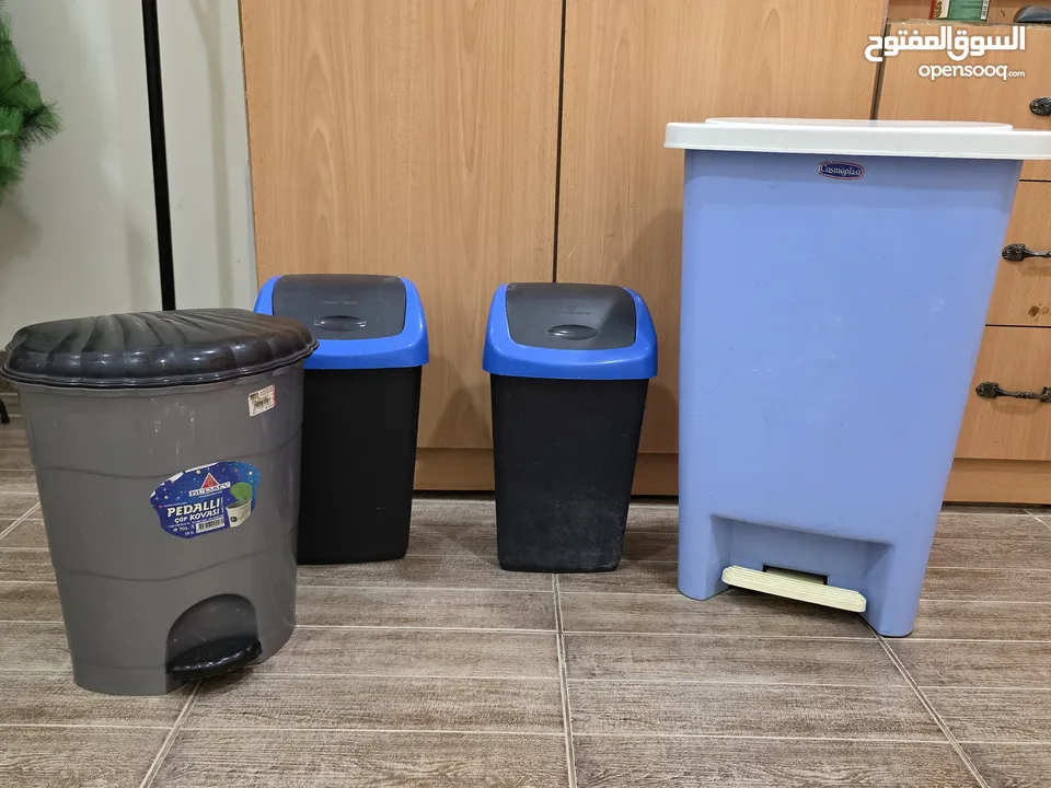 4 Nos waste bins for Sale- 12 BD