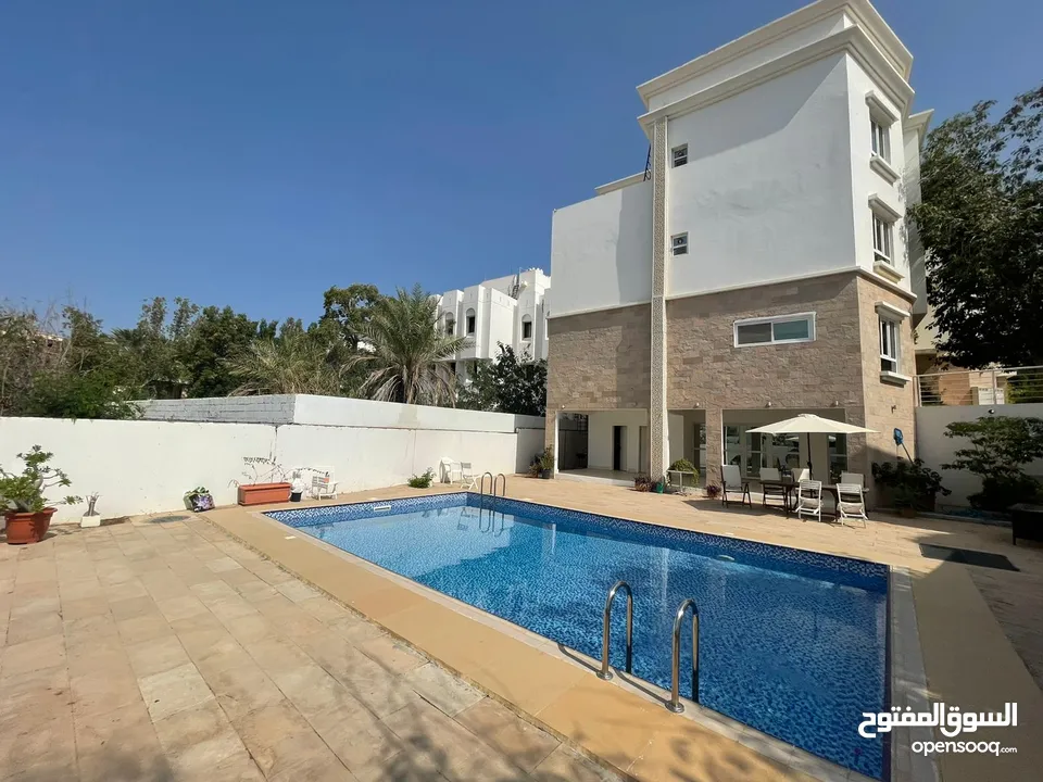 3 BR + Maid’s Room Townhouse with Pool & Gym in Qurum