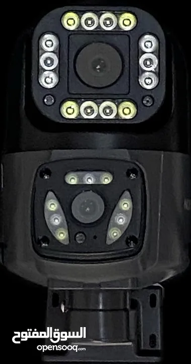 كاميرا واي فاي V380 مزدوجة العدسة ذكية مع رؤية ليلية وكشف حركة  WiFi Smart Net Camera V380