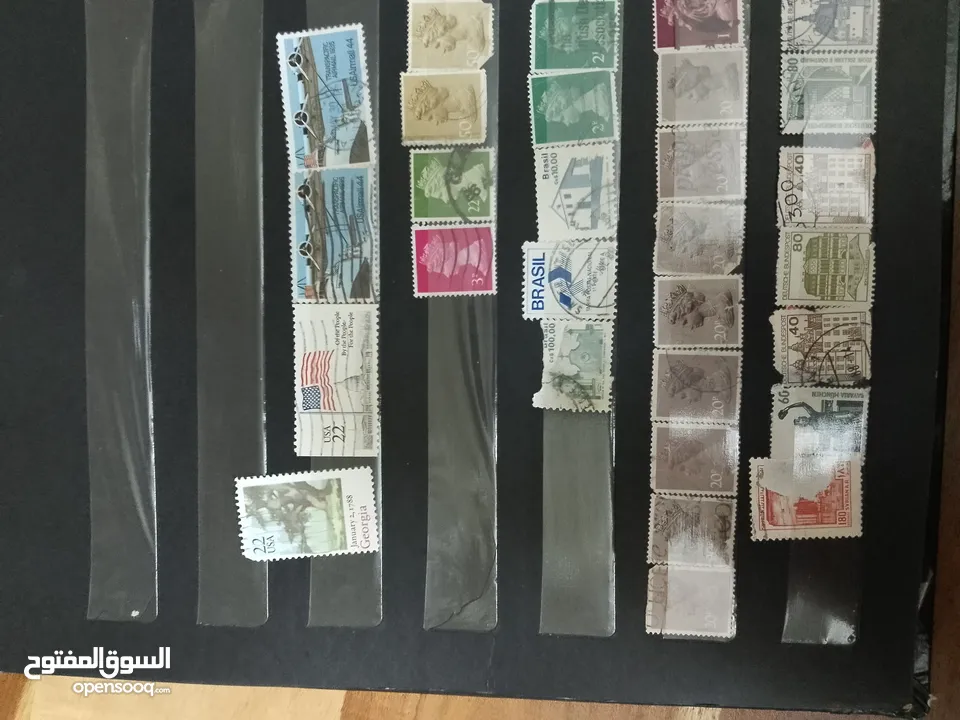 طوابع قديمة من مختلف البلدان العربية والأجنبية بسعر ممتاز الطابع الواحد