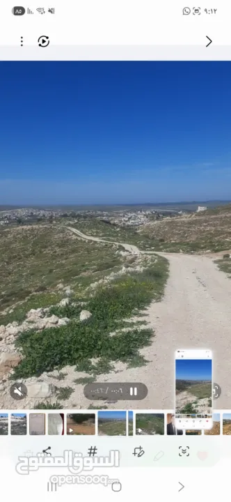 قطعة ارض مميزه للبيع الخليل دورا خلة العقد مساحة الارض 590 متر