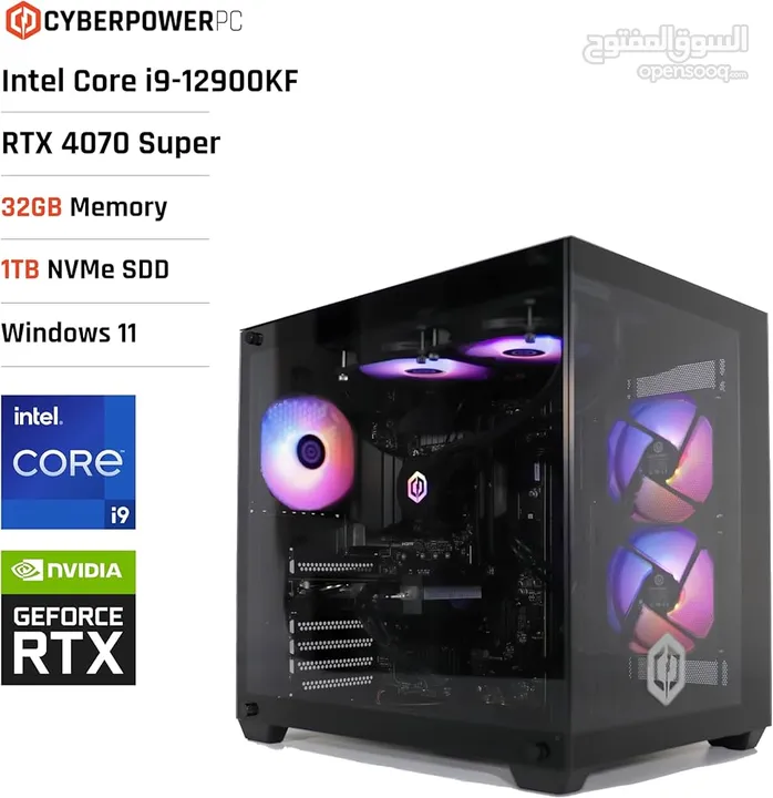 Pc core i7 RTX4070 super 12gb ram32gb ssd 1tb nvme 4gen samw like new for sale