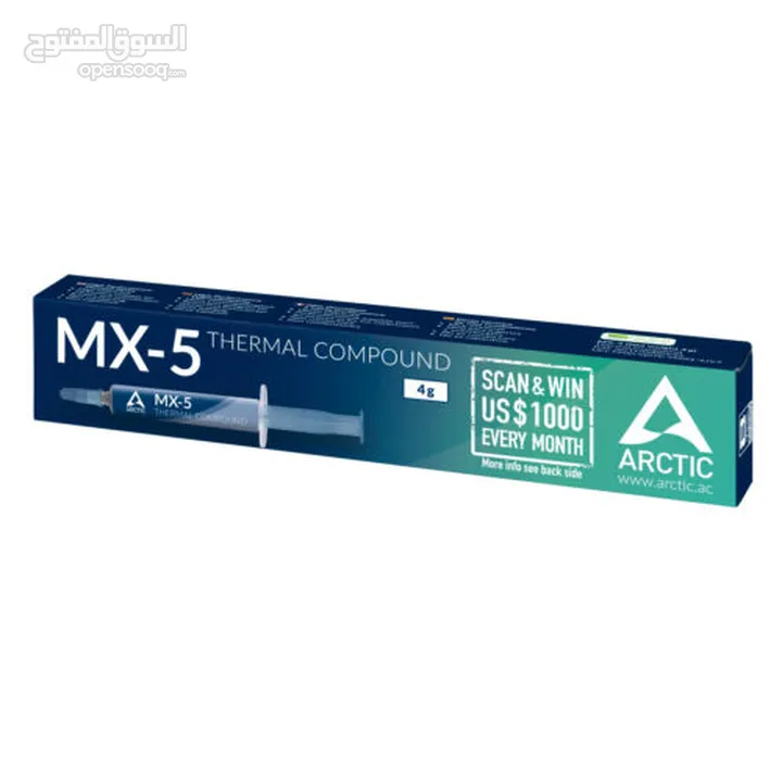 معجونة تبريد حراري أصلي للمعالجات و كروت الشاشه ARCTIC MX-5 Thermal Grease For CPU or GPU (4.0G)