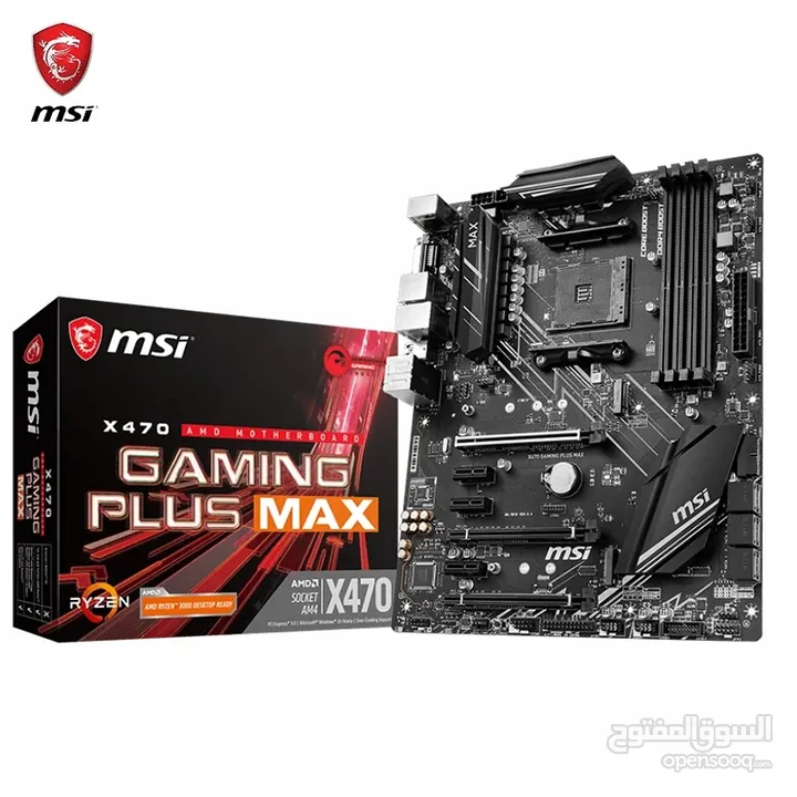 MSI X470 GAMING PLUS MAX Turbo M. 2 USB 3.2 Gen2 DDR4